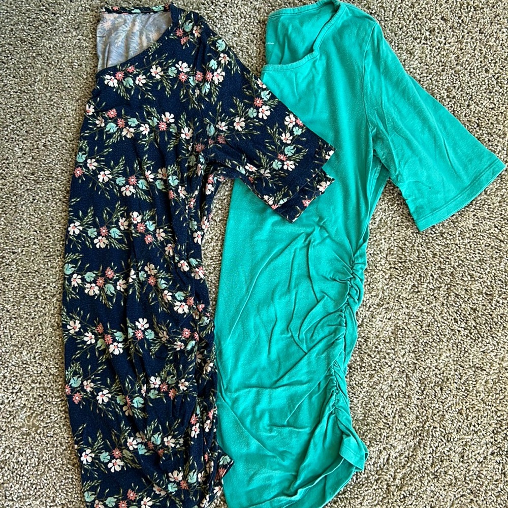 Two Motherhood Maternity Shirts